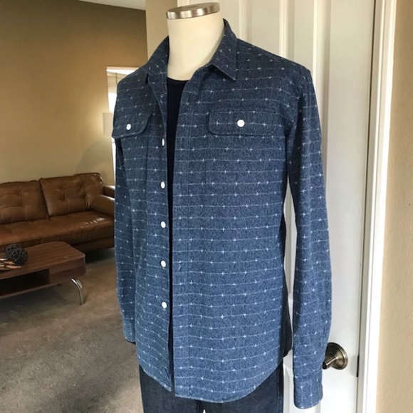 SATURDAYS NYC Heavyweight Cotton Twill 2-Pocket Overshirt NWOT/sz M - Picture 9 of 14